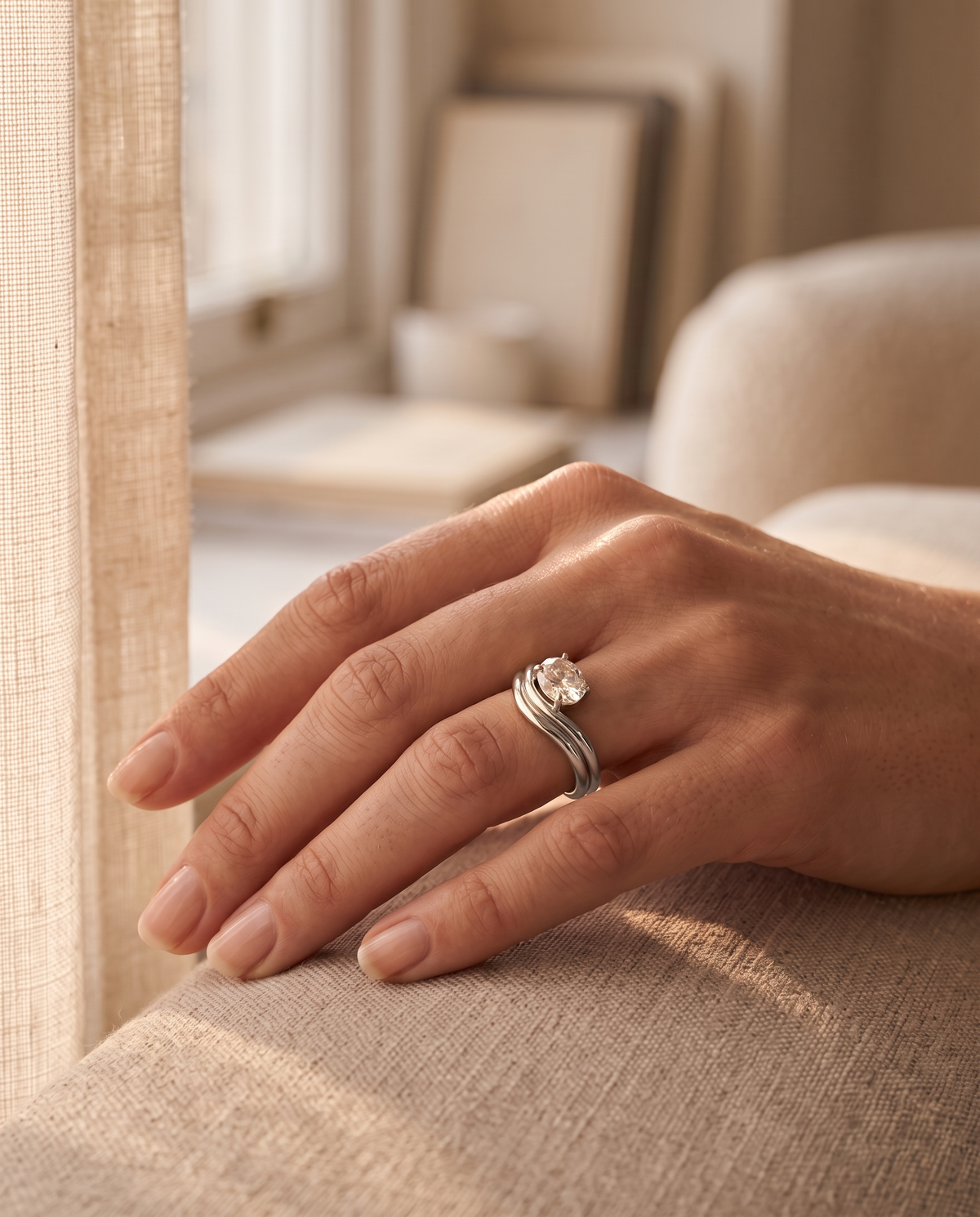 Voile Ring – Silber, Lifestyle am Finger