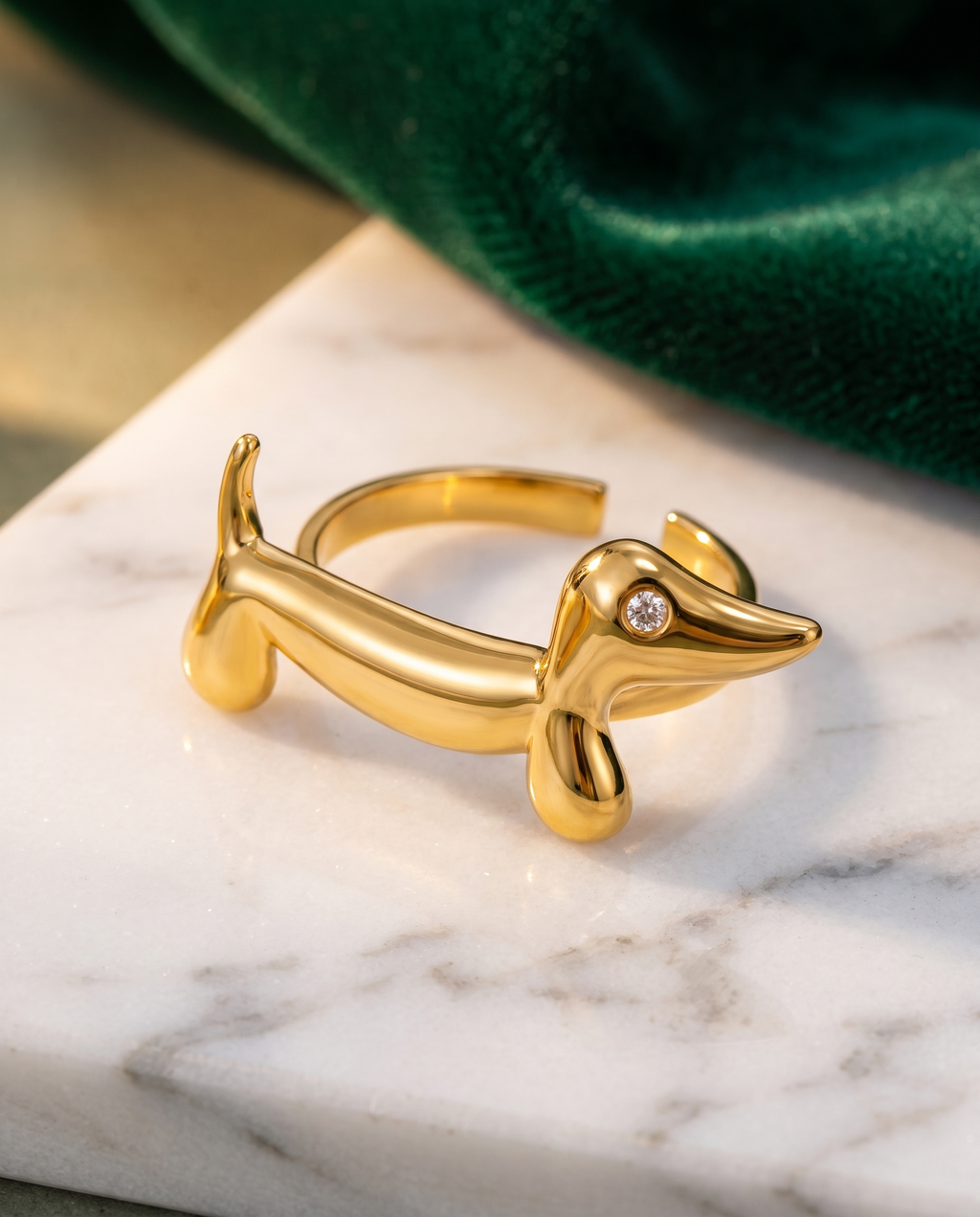 Fidèle Ring – Gold, Editorial Marmor