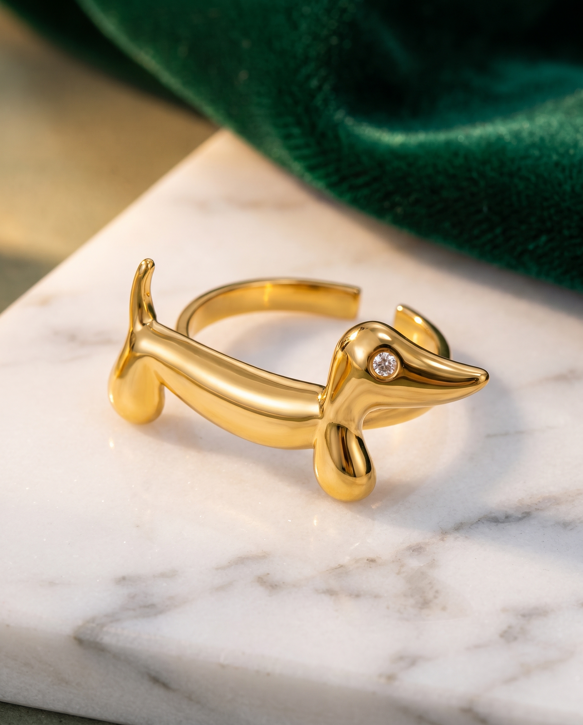 Fidèle Ring – Gold, Editorial Marmor