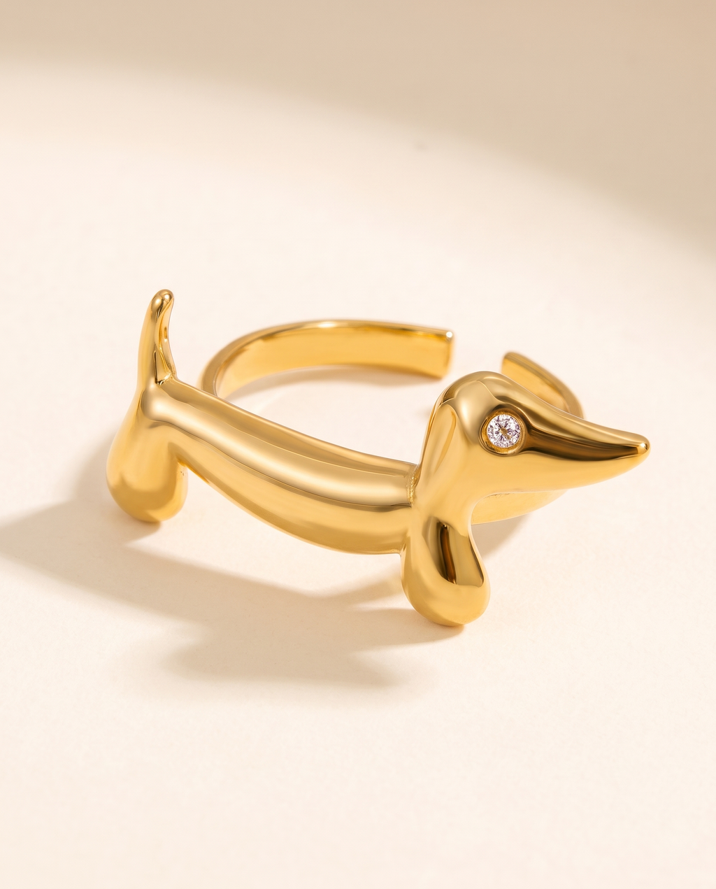 Fidèle Ring – Gold, Studio-Packshot