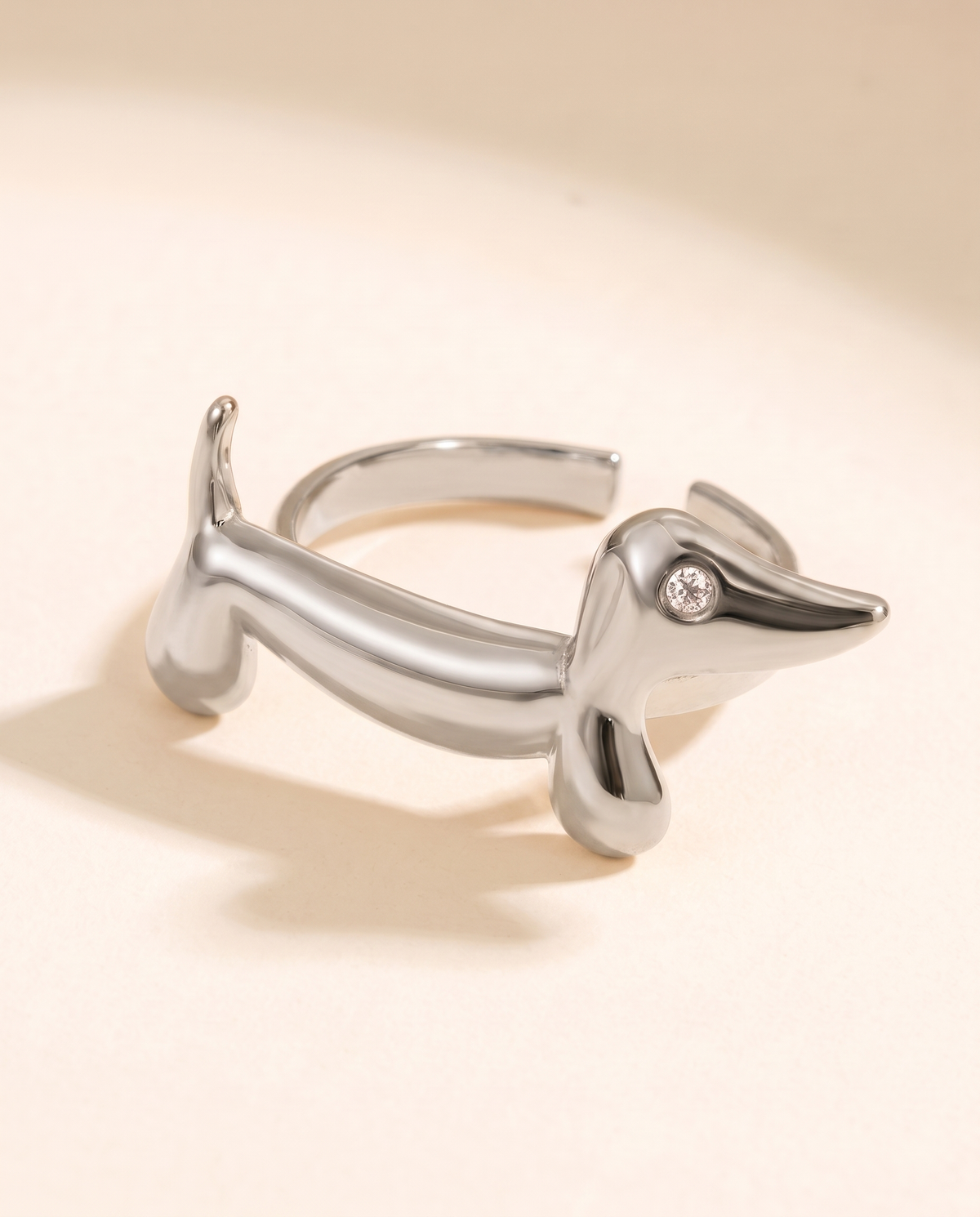 Fidèle Ring – Silber, Studio-Packshot