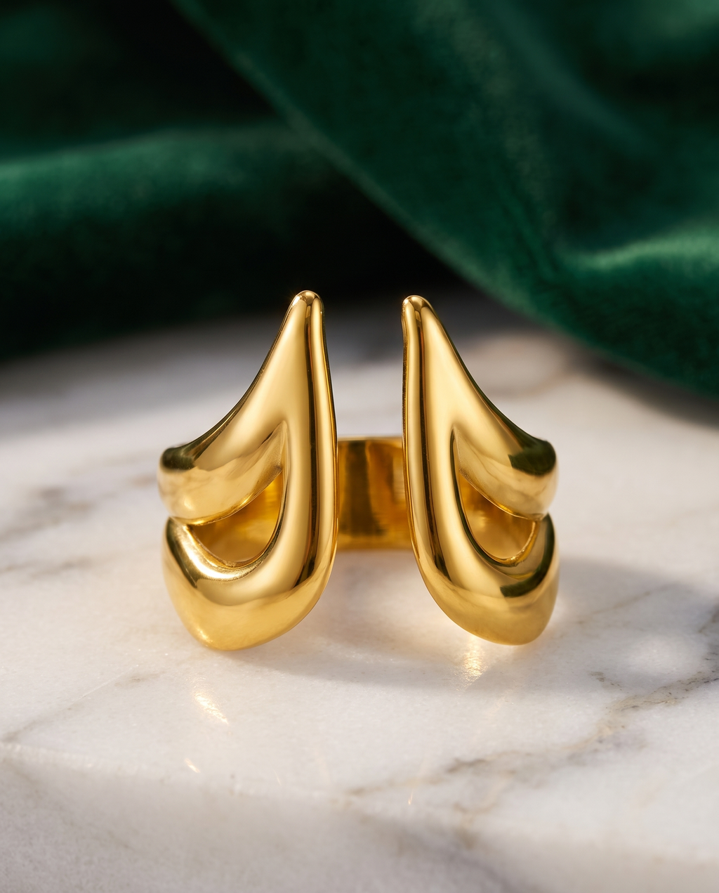 Flamme Ring – Gold, Editorial Marmor