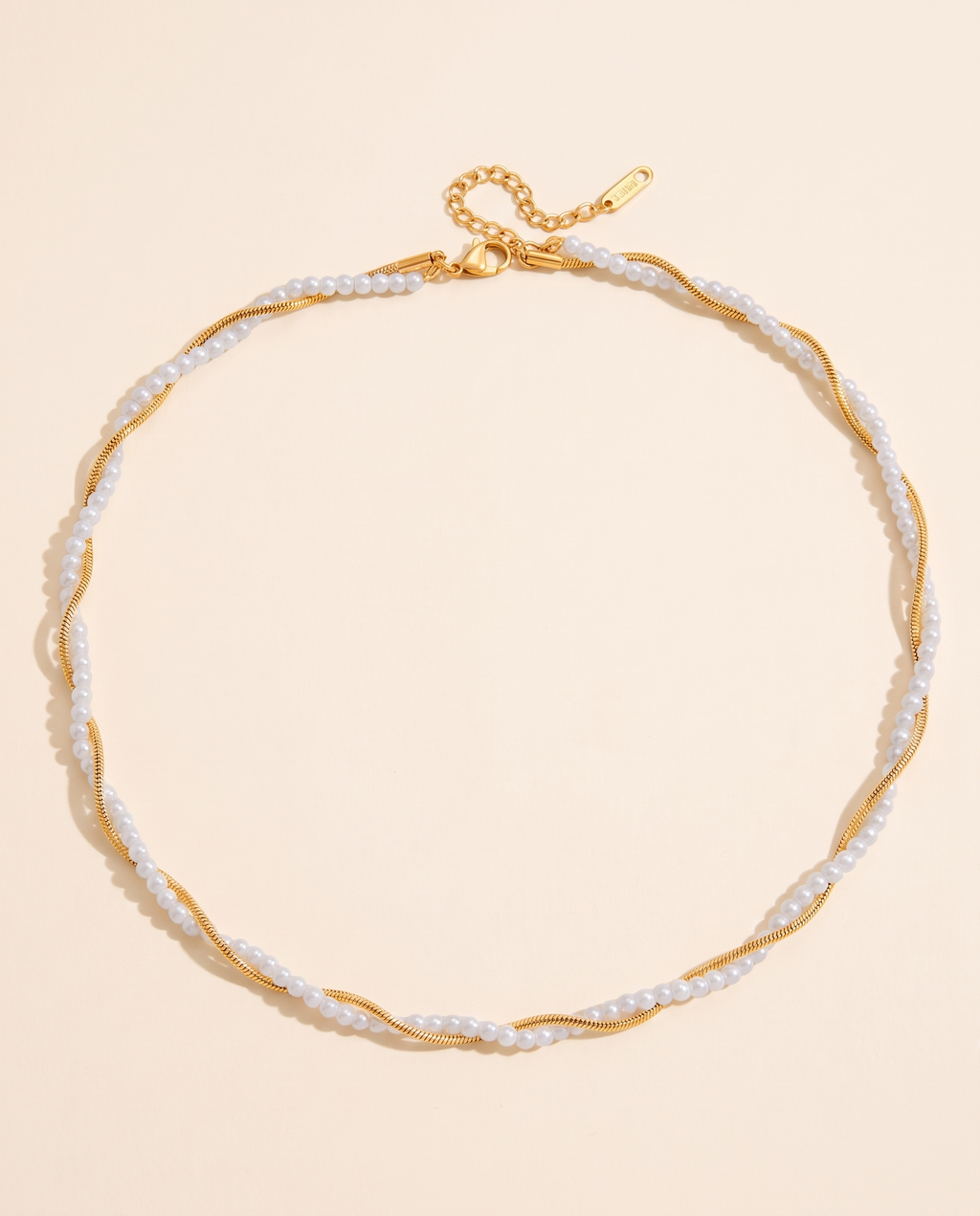 Tresse Halskette – Gold, Studio-Packshot